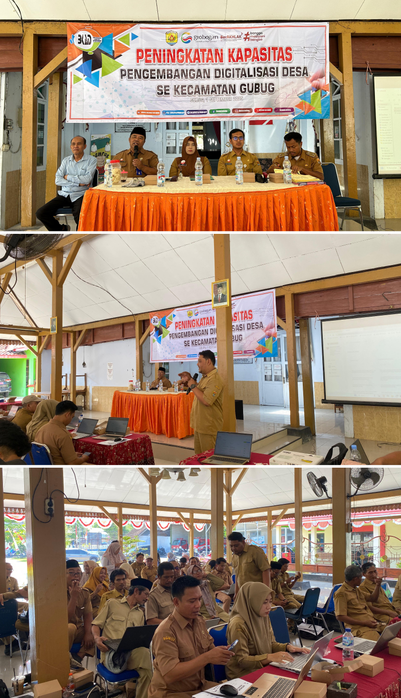 09 01 Peningkatan Kapasitas Digitalisasi Desa se Kecamatan Gubug Bersama Dinarpusda Grobogan