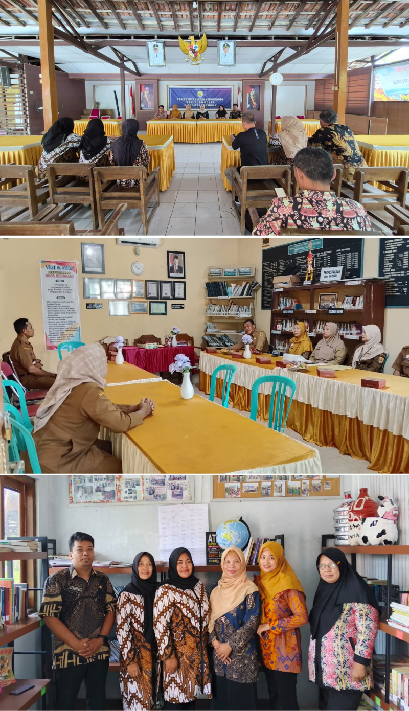 04 14 Dinarpusda Grobogan Kunjungi Perpustakaan Desa Pastikan Mutu Layanan Terjaga