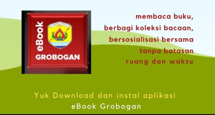 Aplikasi buku digital eBook GROBOGAN 