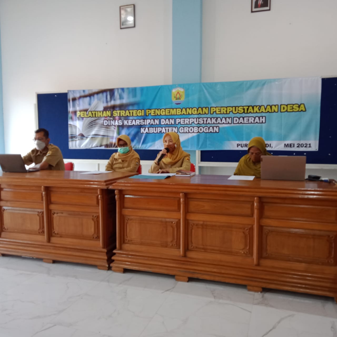 Pembukaan Pelatihan Strategi Pengembangan Perpustakaan